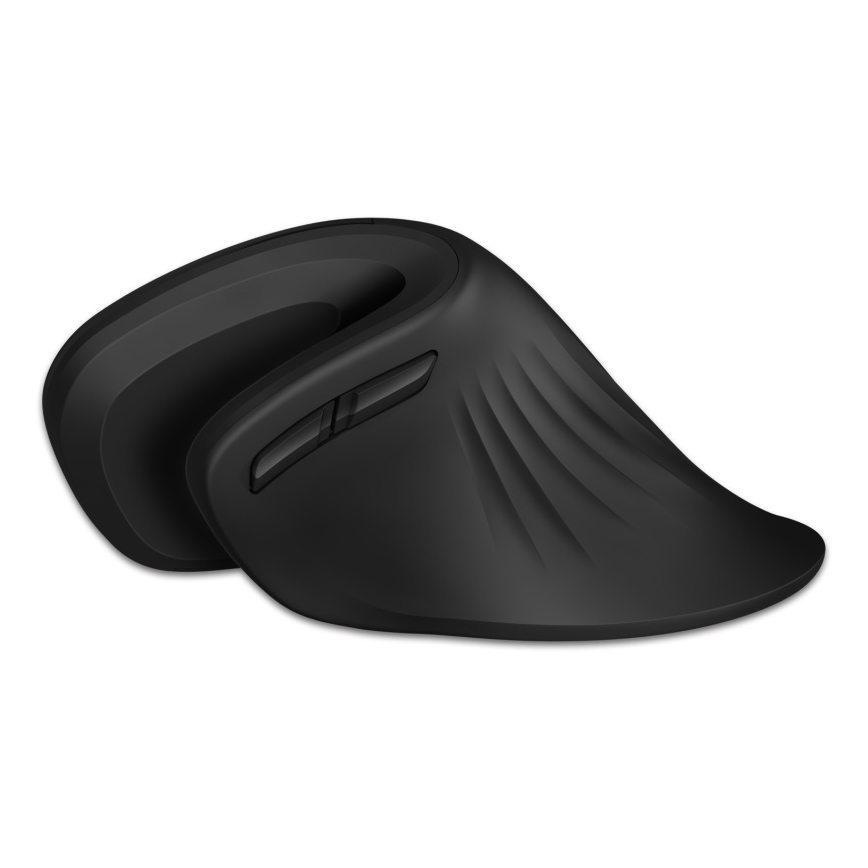 CONNECT IT CMO-2900-BK - Ergonomska brezžična miška 800/1200/1600 DPI 1xAA črna