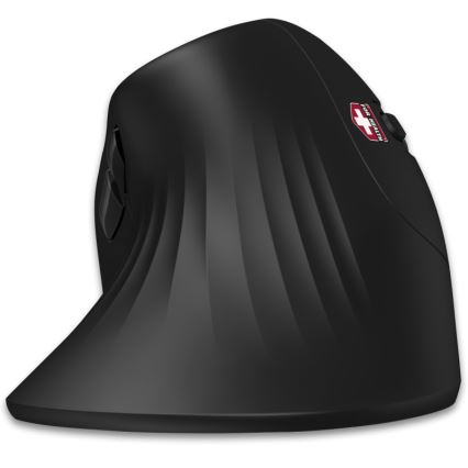 CONNECT IT CMO-2900-BK - Ergonomska brezžična miška 800/1200/1600 DPI 1xAA črna