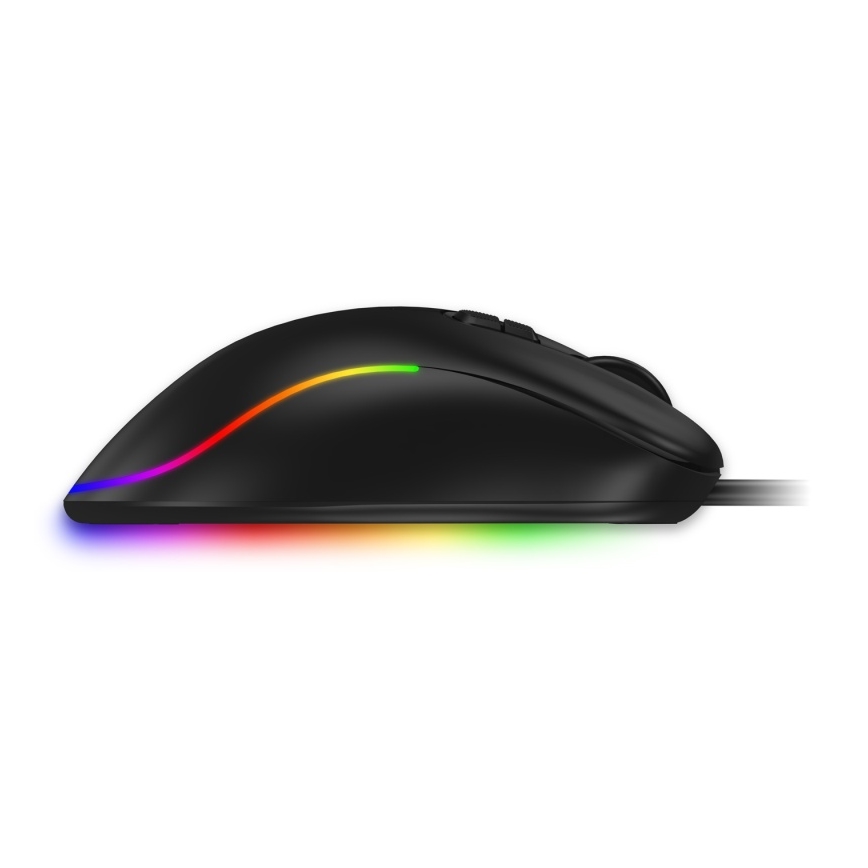 CONNECT IT CMO-3589-BK - LED RGB Žična gaming miška 200-7200 DPI črna