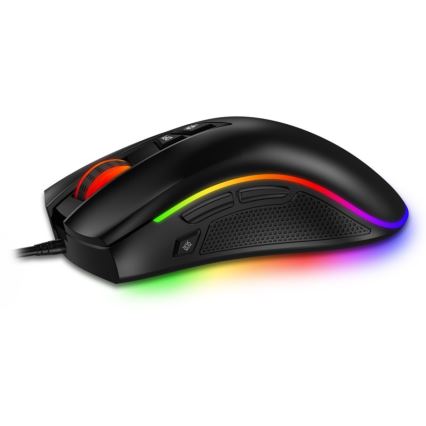 CONNECT IT CMO-3591-BK - LED RGB Žična gaming miška 500-7200 DPI črna