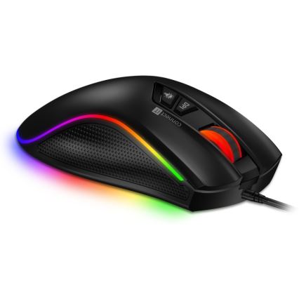 CONNECT IT CMO-3591-BK - LED RGB Žična gaming miška 500-7200 DPI črna