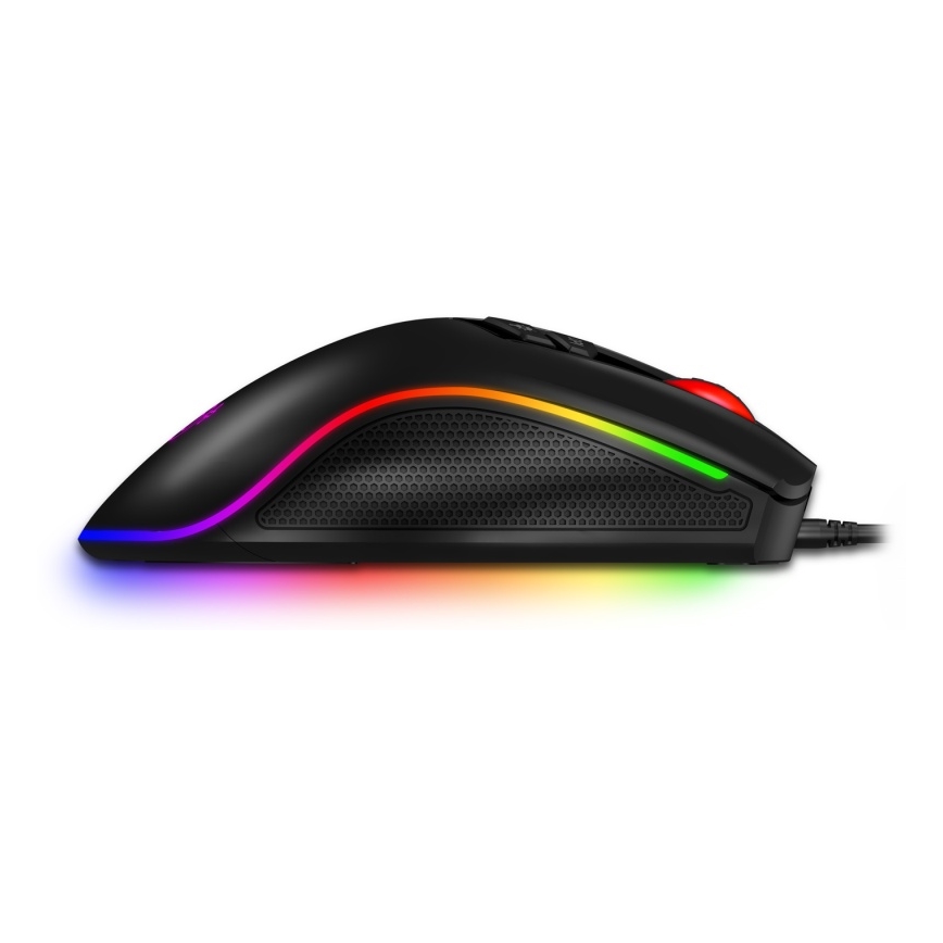 CONNECT IT CMO-3591-BK - LED RGB Žična gaming miška 500-7200 DPI črna