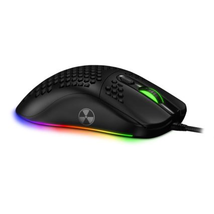 CONNECT IT CMO-5511-BK - LED RGB Žična gaming miška 200-12800 DPI črna