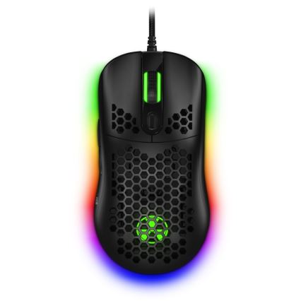 CONNECT IT CMO-5511-BK - LED RGB Žična gaming miška 200-12800 DPI črna