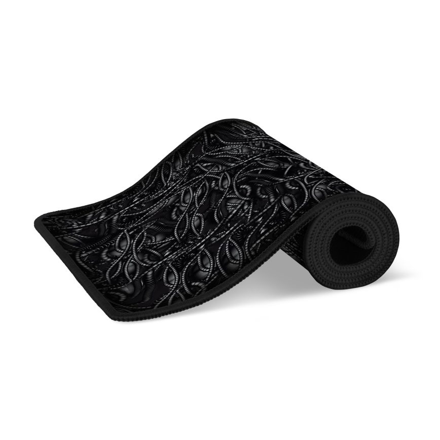 CONNECT IT CMP-1110-LG - Podloga za tipkovnico in miško 88,6x24,5 cm črna/zeleno