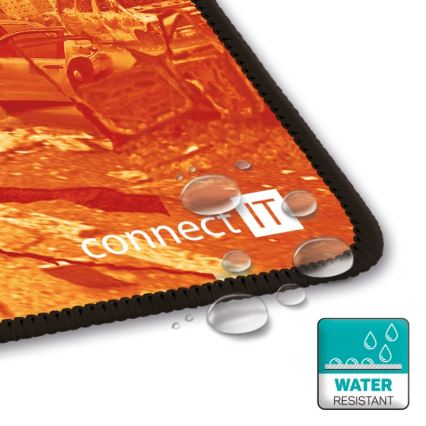CONNECT IT CMP-1140-LG - Podloga za tipkovnico in miška 88,6x24,5 cm oranžna