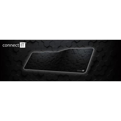 CONNECT IT CMP-2000-XL - Podloga za tipkovnico in miška 79,5x34,5 cm črna