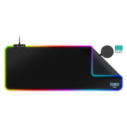 CONNECT IT CMP-3100-LG - LED RGB Gaming tipkovnica in podloga za miško 80x30 cm črna