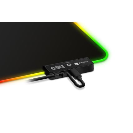 CONNECT IT CMP-3100-LG - LED RGB Gaming tipkovnica in podloga za miško 80x30 cm črna