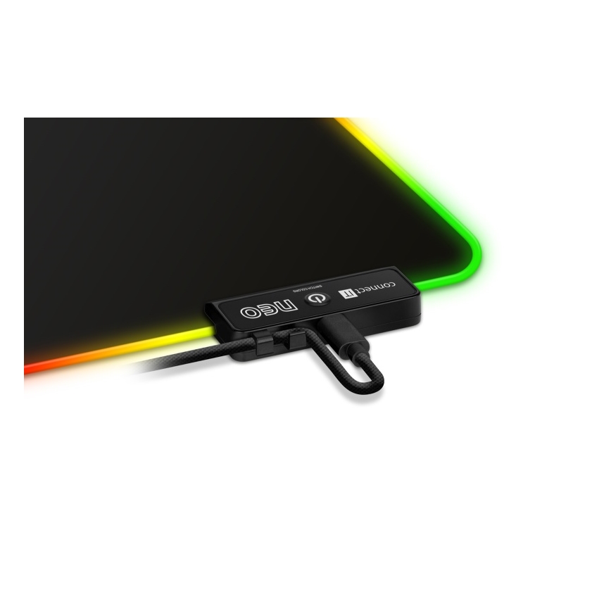 CONNECT IT CMP-3100-LG - LED RGB Gaming tipkovnica in podloga za miško 80x30 cm črna