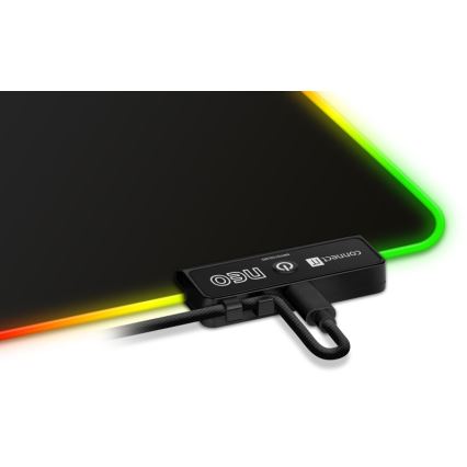 CONNECT IT CMP-3100-SM - LED RGB Gaming miška pad 32x24,5 cm črna