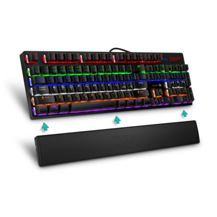 CONNECT IT CMP-3590-LG - Ergonomska podloga za tipkovnico črna