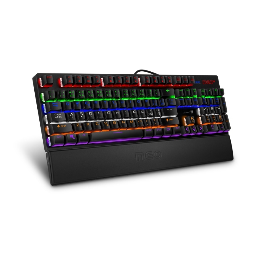 CONNECT IT CMP-3590-LG - Ergonomska podloga za tipkovnico črna
