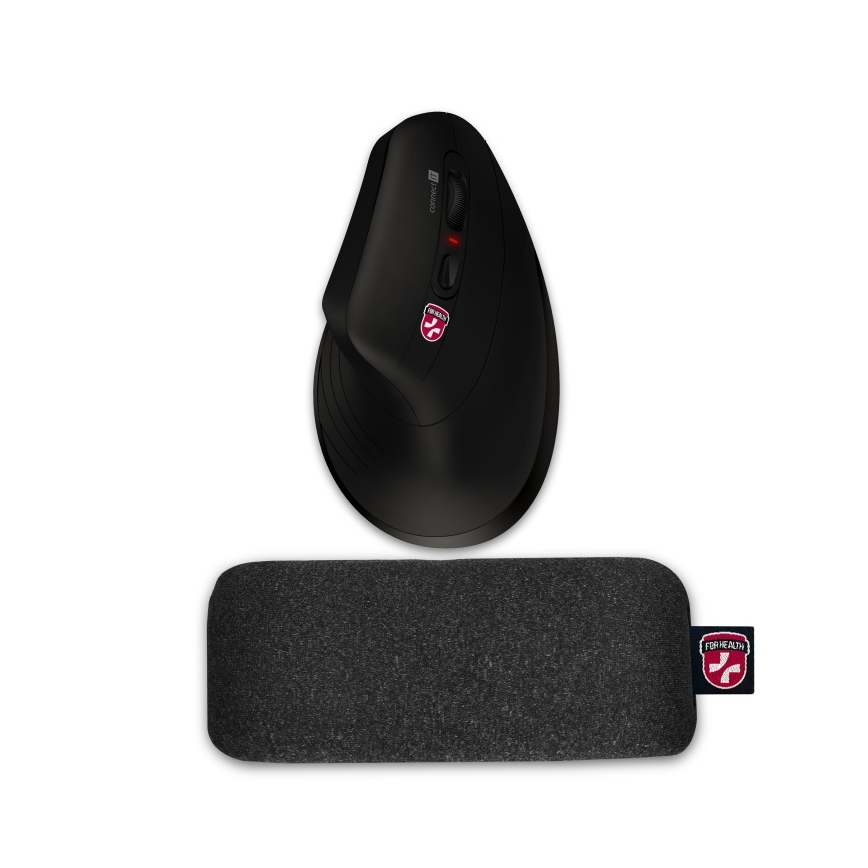 CONNECT IT CMP-4010-BK - Naslon za zapestje s polnilom iz kroglice