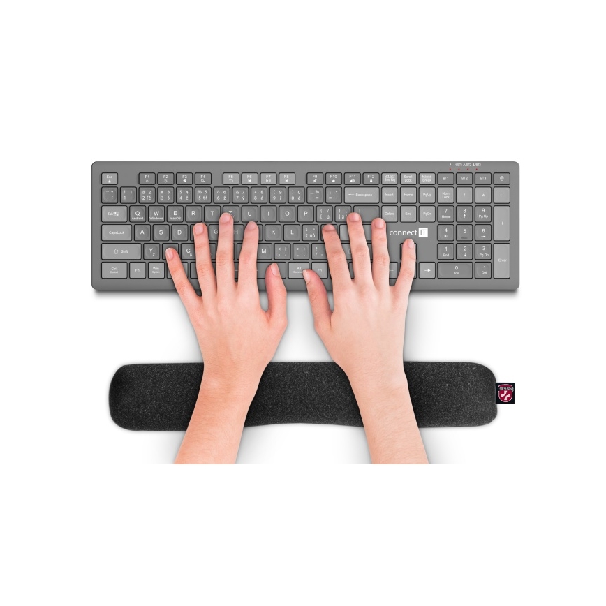 CONNECT IT CMP-4020-BK - Naslon za zapestje s polnilom iz kroglice