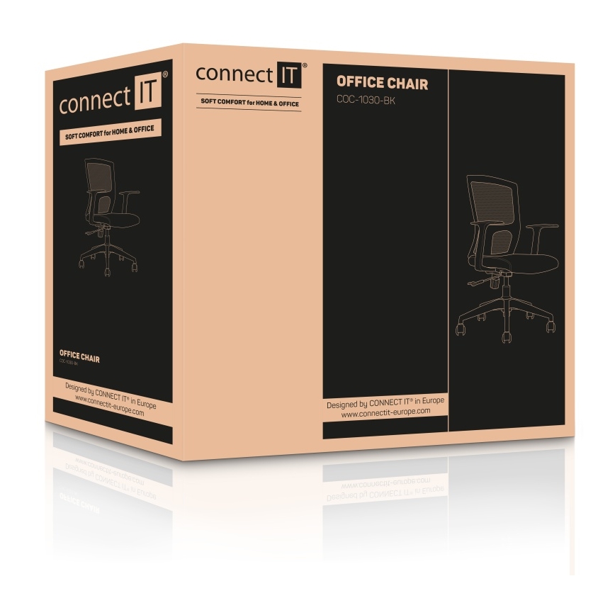 CONNECT IT COC-1030-BK - Pisarniški stol ForHealth BetaPro črna