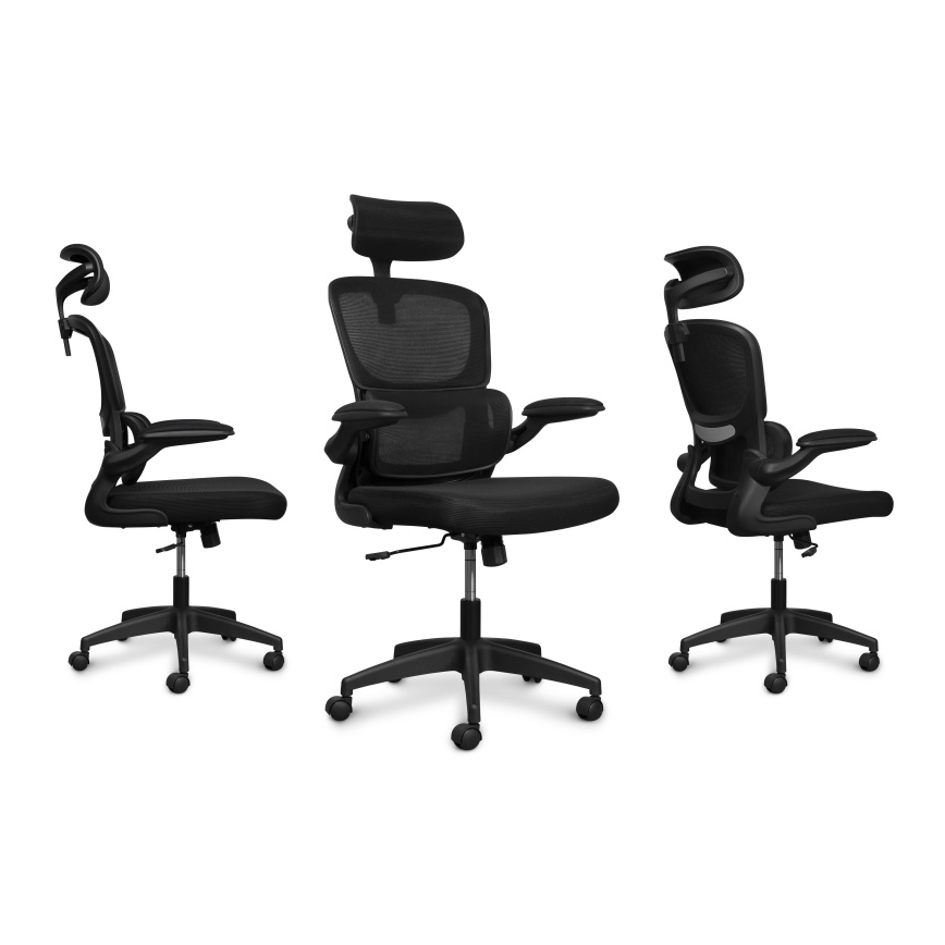 CONNECT IT COC-2500-BK - Pisarniški stol ForHealth DeltaPro črne barve