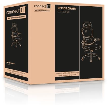 CONNECT IT COC-2500-BK - Pisarniški stol ForHealth DeltaPro črna
