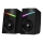 CONNECT IT CSP-1100-BK - SET 2x LED RGB Gaming zvočnik 6W/5V črna