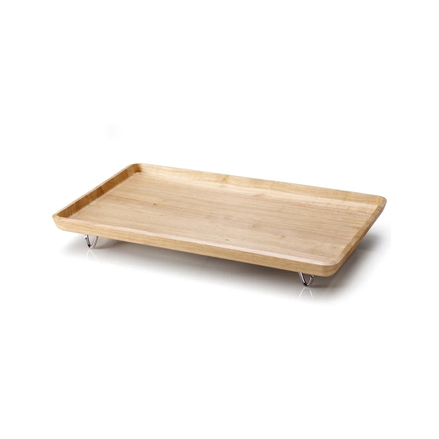 Continenta C3245 - Posteljni pladenj 53x32 cm iz kavčukovega lesa