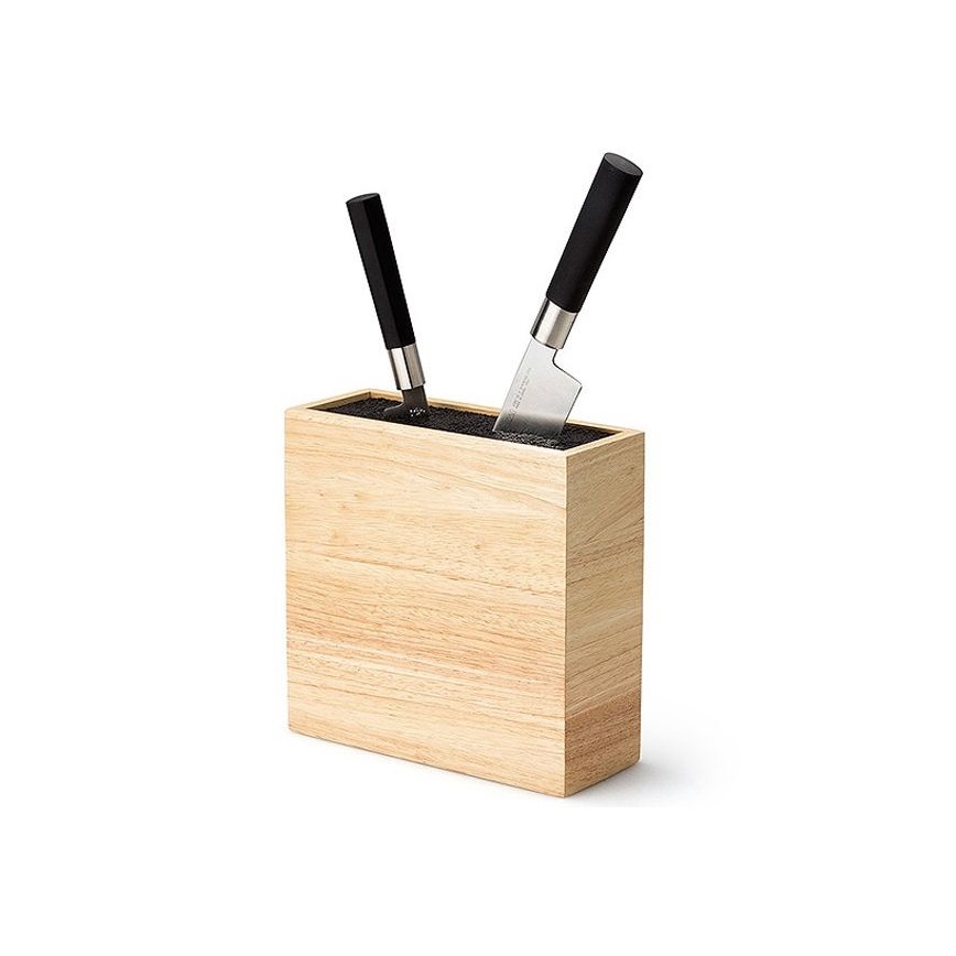 Continenta C3314 - Stojalo za nože z nastavljivim vstavkom 22x9x21,5 cm guma fig