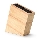 Continenta C3316 - Stojalo za nože s flexi insert 22x22 cm guma fig