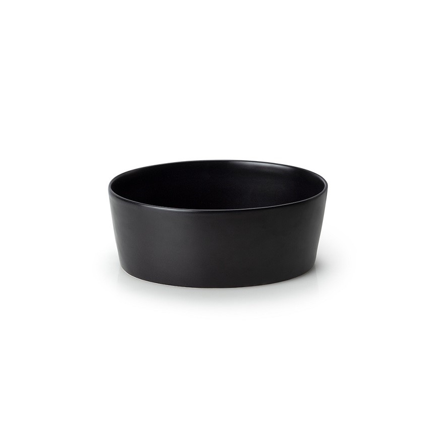 Continenta C3731 - Posoda za kruh z pokrovom 27x20 cm črna/gumi les