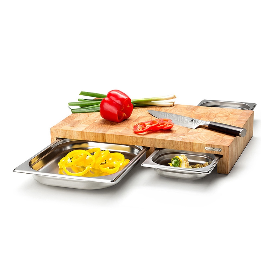 Continenta C4028 - SET 1x Rezalna deska 50x32,5 cm + 3x posoda guma fig