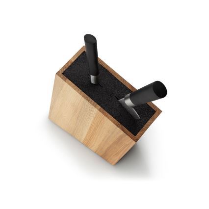 Continenta C4150 - Stojalo za nože s flexi insert 18x28,5 cm hrast