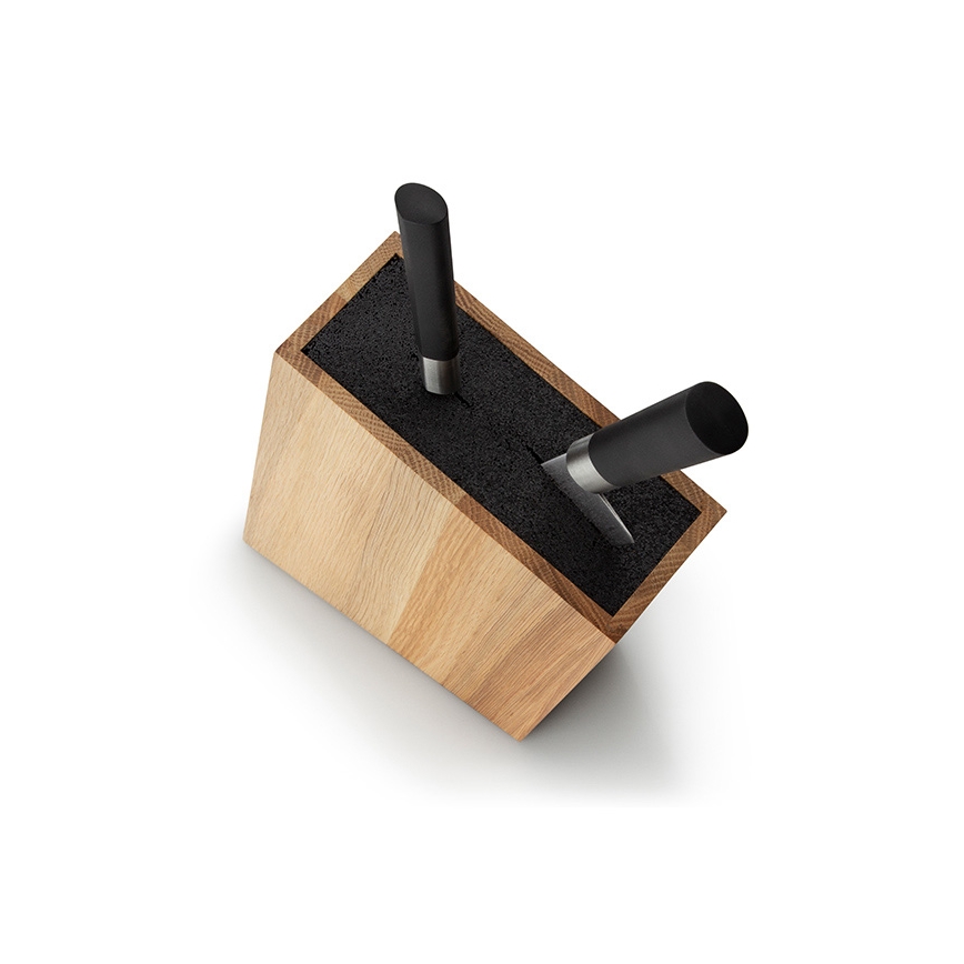 Continenta C4150 - Stojalo za nože s flexi insert 18x28,5 cm hrast