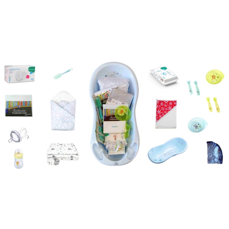 COSING - 16-delni začetni komplet za novorojenčke, moder