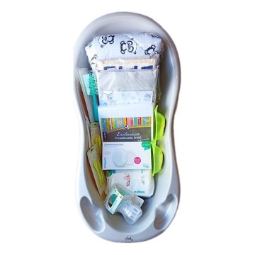 COSING - 16-delni začetni komplet za novorojenčke siv