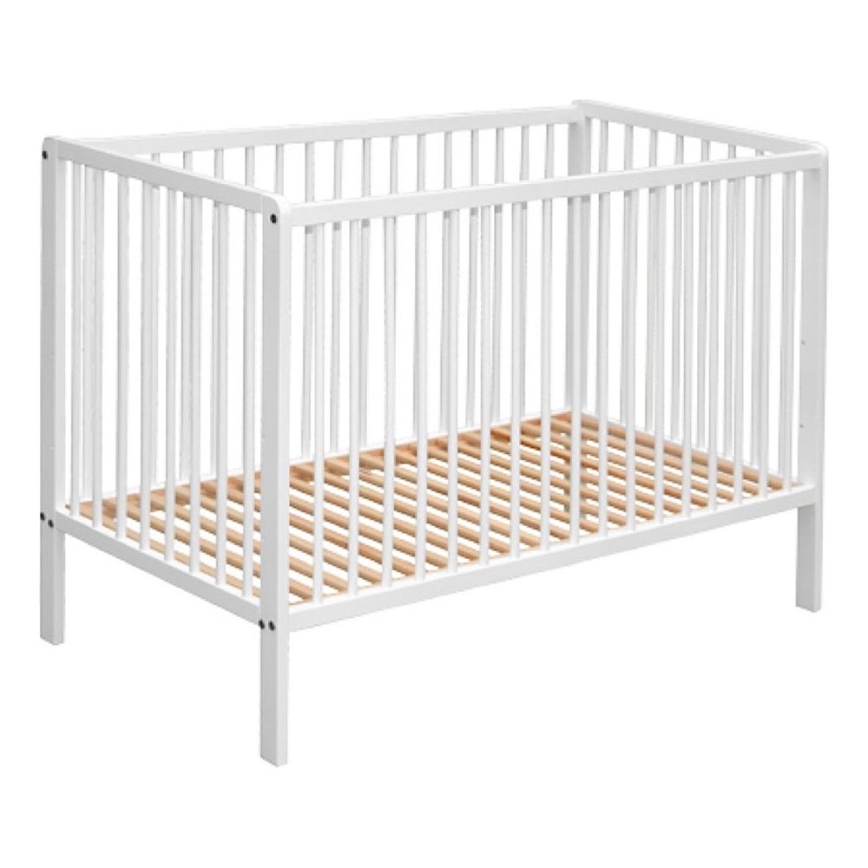 COSING - Otroška posteljica 120x60 cm bukev/bela