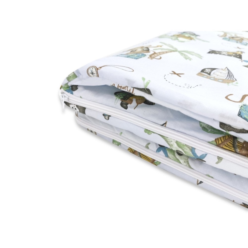 COSING - Potovalna spalna vreča z vzglavnikom Pirati