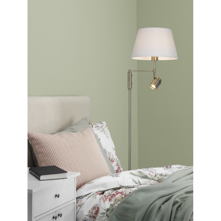 Cottex - Stoječa svetilka LIBRA 1xE27/60W/230V + GU10/40W