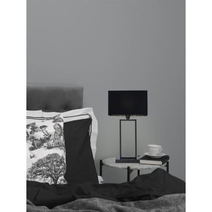 Cottex - Namizna svetilka KENSINGTON 1xE14/40W/230V črna