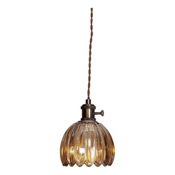 Cottex - Lestenec na kablu NORA 1xE14/5W/230V rjav