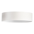 Cottex - Stropna svetilka ABBIE 3xE27/8W/230V premer 50 cm bela