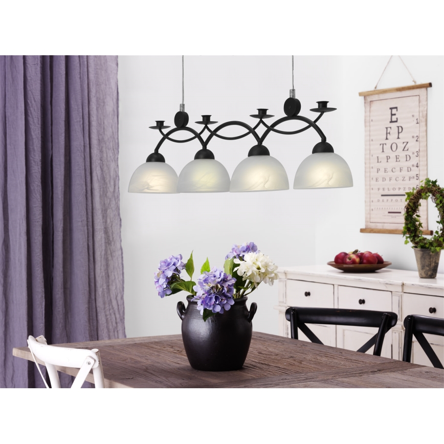 Cottex - Lestenec na kablu FLORENS 4xE14/40W/230V