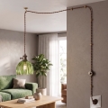 Cottex - Viseča svetilka na kabel z vtičem NORA 1xE14/5W/230V zelena