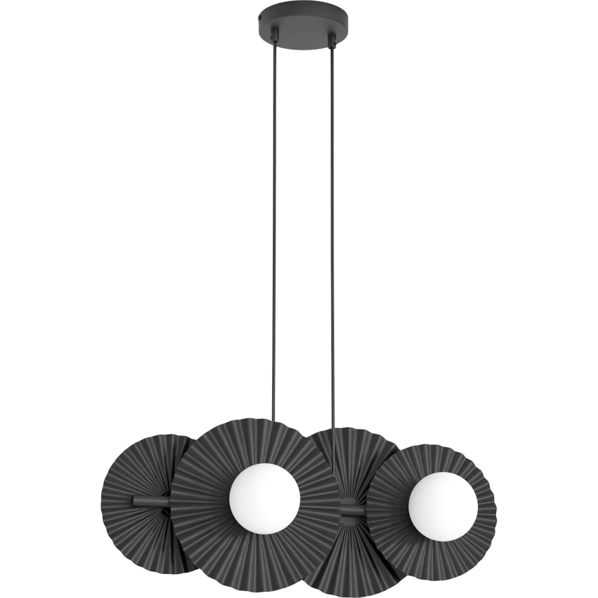 Črn lestenec na kablu UMBRA 4xG9/8W/230V