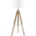 Daar Lighting EAS4943 - Stoječa svetilka EASEL 1xE27/60W/230V rjava