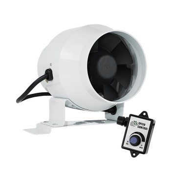 Dalap 24MF100 - Kanalni ventilator z varčnim motorjem in regulatorjem hitrosti MF 100 EC 18W/230V