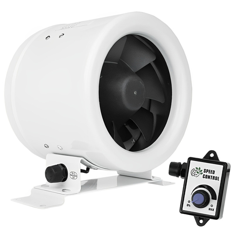 Dalap 24MF125 - Kanalski ventilator z varčnim motorjem in regulatorjem hitrosti MF 125 EC 20W/230V