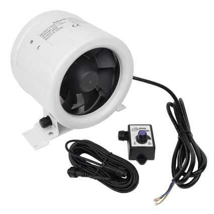 Dalap 24MF150 - Kanalni ventilator z energetsko učinkovitim motorjem in regulatorjem hitrosti MF 150 EC 40W/230V