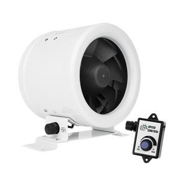 Dalap 24MF200 - Kanalni ventilator z varčnim motorjem in regulatorjem hitrosti MF 200 EC 75W/230V