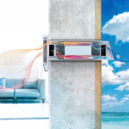 Dalap 25BP160 - Sobni rekuperator BRISE 160 PROFI 22W/230V Wi-Fi + daljinski upravljalnik