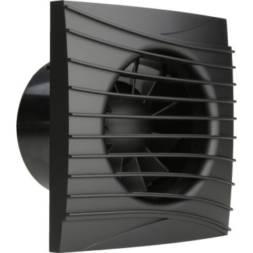 Dalap 41096ZW - Aksialni ventilator z vgrajenim časovnikom 125 DARK ZW 10W/230V