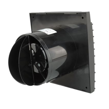 Dalap 41096ZW - Aksialni ventilator z vgrajenim časovnikom 125 DARK ZW 10W/230V