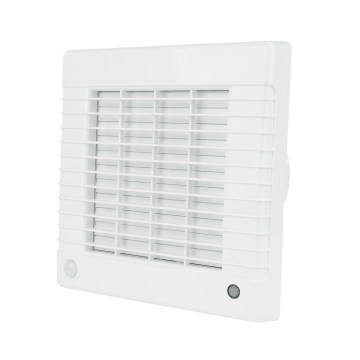 Dalap 41104 - Aksialni ventilator z avtomatsko žaluzijo 100 LV 12 18W/12V
